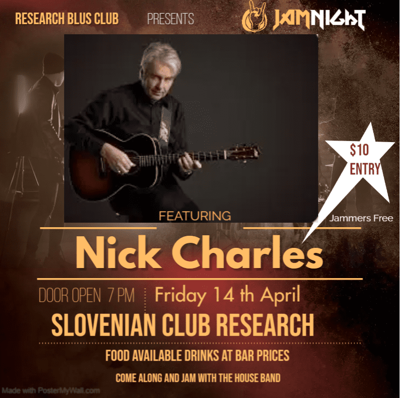 Blues Jammer Night featuring Nick Charles