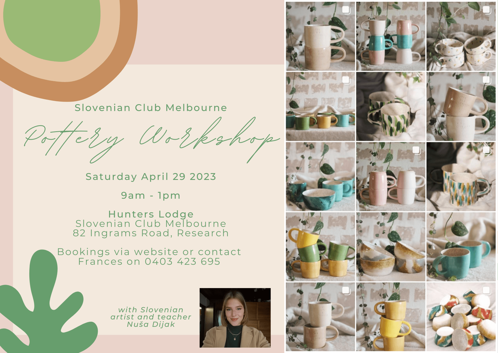 Pottery Workshop with Nuša Dijak