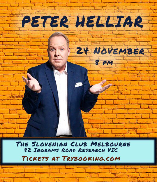 Peter Hellier at the Slovenian Club Melbourne!